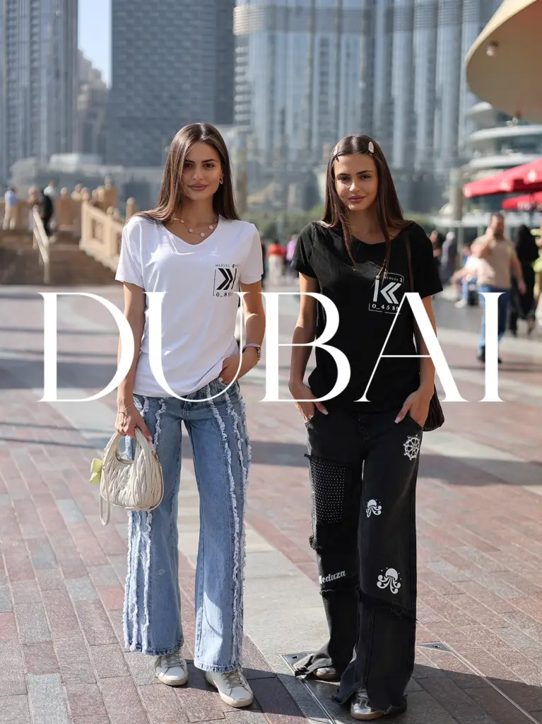 Dubai clothing brand launch visual from Loran journal